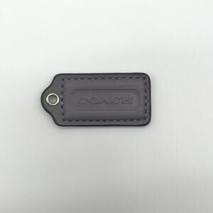 COACH Hang Tag, Gray Purple